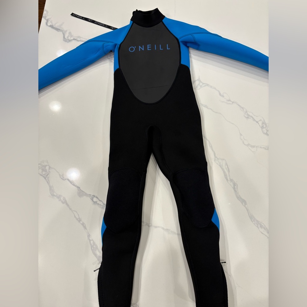 O’ Neill Youth Reactor-2 3/2mm Back Zip Full Wetsuit Blue and Black